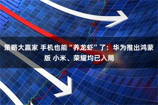 策略大赢家 手机也能“养龙虾”了：华为推出鸿蒙版 小米、荣耀均已入局